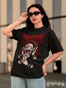 T-Shirt Shirt Jujutsu Kaise Ryomen Sukuna Yudji Itadori Kokusen Anime Series Ref 1542 FLUXOGEEK - 黑色 - 查看 6