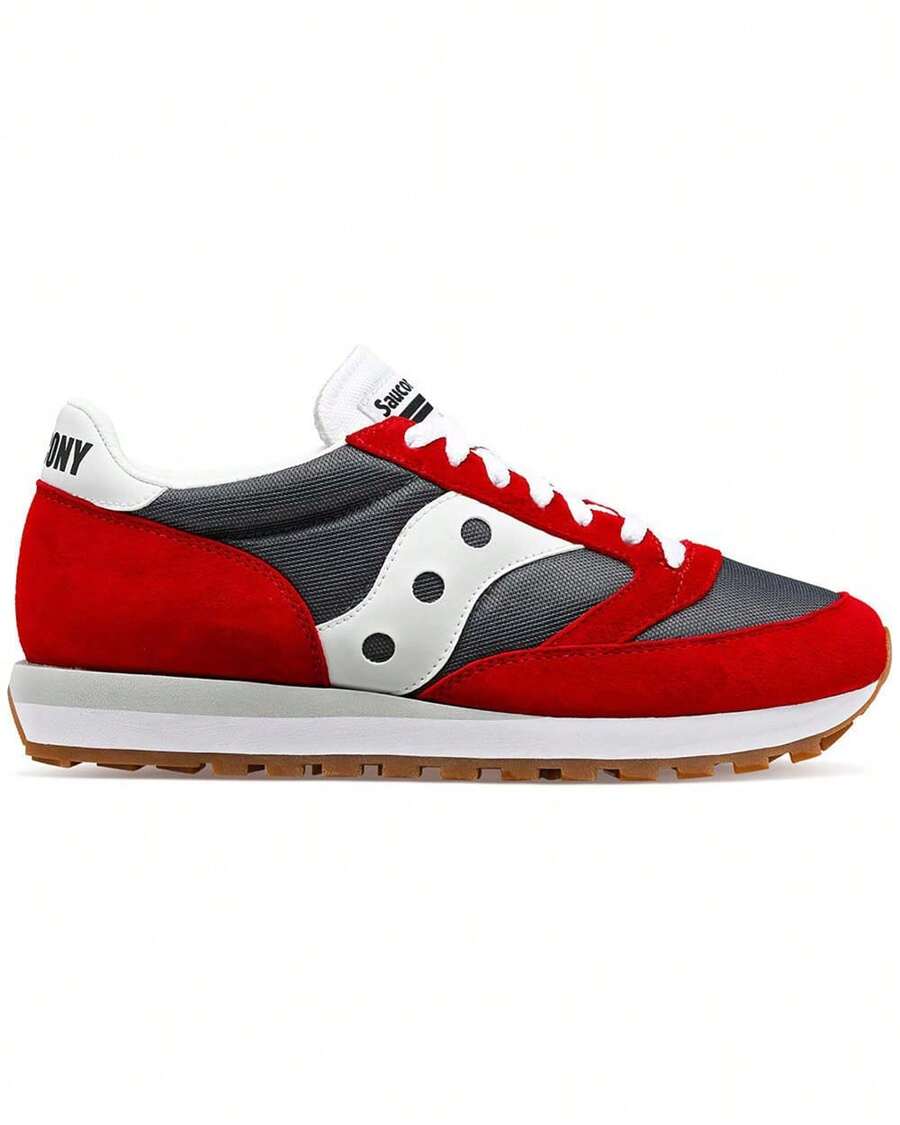 SAUCONY Jazz 81 - 运动鞋 - 紅色和灰色 - 查看 1