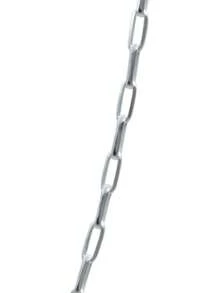 Cadena Gruesa Eslabón Grande Mujer Plata Italy 925 45 Cm - Plateado - Ver 3