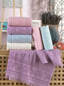 Set premium da 6 pezzi di asciugamani per mani e viso | Comfort di lusso | 50*90 * 6 pezzi