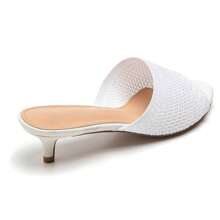 Summer Fashionable Versatile High Heel Sandals - White - View 4