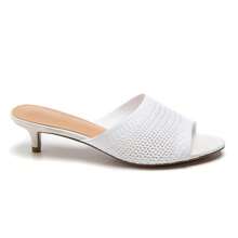 Summer Fashionable Versatile High Heel Sandals - White - View 2