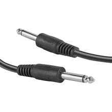 Cable Auxiliar 6.3mm Macho a Macho para Amplificador Instrumento Musical - Negro - Ver 2