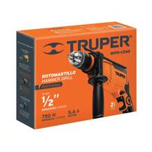Rotomartillo 1/2", 750W, TRUPER PRO ROTO-1/2A8 - Naranja - Ver 4