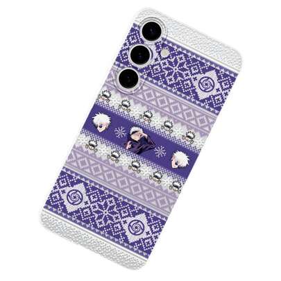 Funda Compatible con Samsung Galaxy  Gojo Jujutsu, Protector para Samsung Galaxy Ugly Sweater, Case para Samsung Galaxy  Gojo, Carcasa para Samsung Galaxy Navidad Anticaídas a Prueba De Golpes Kacsen TPU.