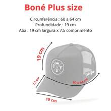 Use Young Bone Masculino Gigante Plus Size Tamanho Especial 64CM Circunferencia - Preto - Visão 3