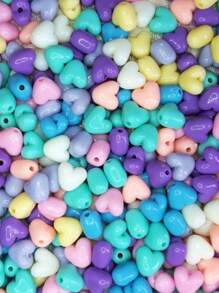 Kit 1600 miçanga sortidas + Fio Missangas Entremeio Pérolas Pulseira Colar Infantil Bijuteria