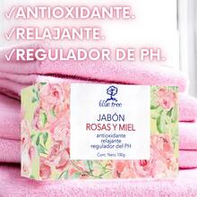 Rose And Honey Soap - Antioxidant And Anti-Aging - 100 G