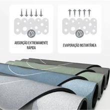 Bath Mat Absorb Water Bath Graphic Letter Non-Slip For Bathroom - Black - View 4