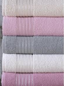 系列十件套手巾和面巾套装 | 舒适无比，日常时尚 | 50*90 - 彩色 - 查看 2