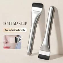 LAMBANO One-Piece Foundation Streak-Free Brush, Non-Absorbing, Flat Head, Beginner-Friendly Flawless Application Makeup Streak-Free Brush