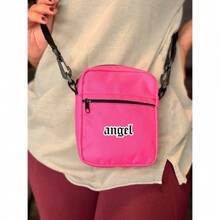 Shoulder 01- ANGEL - Stilo Club Academia Trabalho Escolar Faculdade Viagem Masculino Feminino - Pink - Visão 4