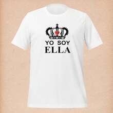 Playeras San Valentín. Set de dos Playeras  " Loco por Ella ". Playera Blanca de Algodón. Dia del amor y la amistad. Para regalar. Pareja.  Amiga. Amigos. Novio. Novia. - Blanco - Ver 4