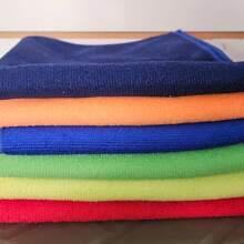 12 pcs Trapos de Microfibra  Multiusos 35x35cm - 6 colores - Ver 1