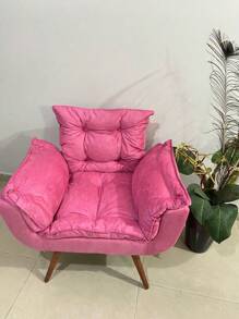 Poltrona Decorativa Para Sala Escritório Opala Classic - Pink - Visão 3