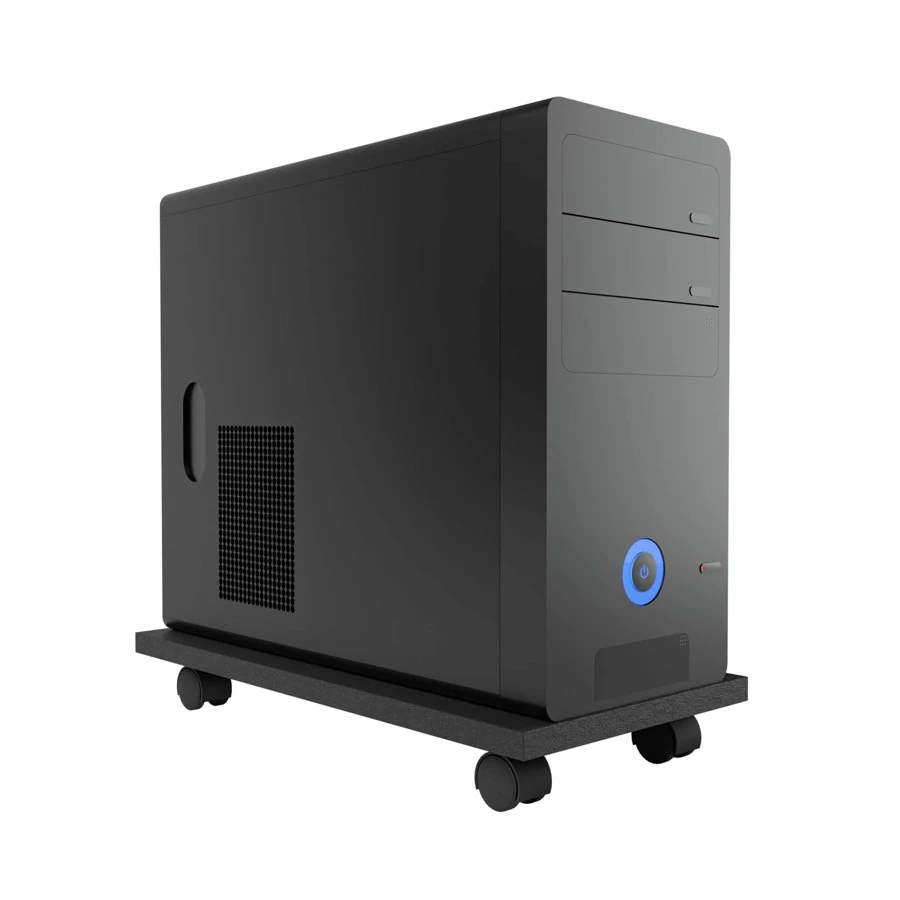 Deliquadros PC Gamer CPU Base Support With Wheels - Negro - Ver 1