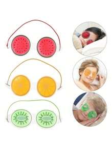 Antifaz Gel Térmico Para Ojos Migraña Ojera Descansa, Relajante de Ojos y Ojeras, Para Contorno de Ojos, Ayuda para la Fatiga. Mascarillas de Gel de Colágeno Calmantes para ojeras y hinchazón, parches de terapia fría/caliente para ojos, Antifaz para Dormir Suave y Opaco Unisex. Parches de Gel en Frio Antifaz Para Ojos Frutas al Azar, Almohadillas de presión ocular de doble función caliente/fría, adecuadas para verano y exterior, deportes, viajes, cocina, dormitorio, escuela, oficina, mujeres, hombres, adultos. Se envian al Azar - Multicolor - Ver 9
