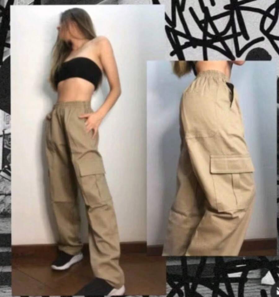 Women Pants - Caqui - Ver 1