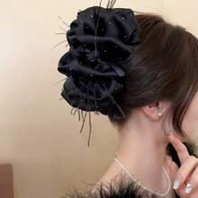 Feather Hair Clip Butterfly Shaped, Solid Color, For Parties Claw Clips Hair Claws Hair Barrettes