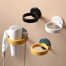 Suporte Para Secador Cabelo de Parede Giratorio 360 Adesivo Organizador Banheiro