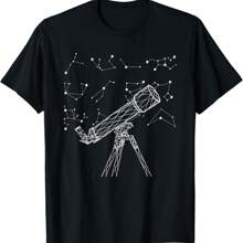 Star Constellations Galaxy Telescope Outer Space Astronomy Gift Unisex T-Shirt