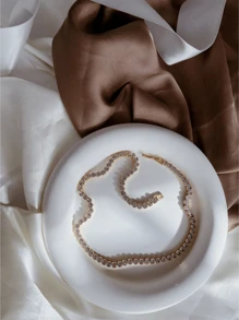 Colar de decoração de strass super brilho europeu e americano