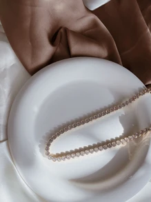 Colar de decoração de strass super brilho europeu e americano