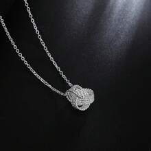 Silver Plating Hot Pretty Ball Necklace For Woman Jewelry Fashion Party Wedding Accessories Gifts