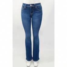 Rhinestone Bootcut Jeans - Inglaterra Medio - Ver 3