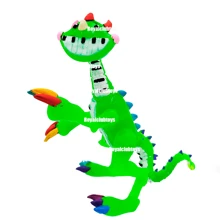 Pianosaurio Figura Catnap Poppy Playtime Capitulo 4 Juguete Muñeco 25 Cm - Verde - Ver 3