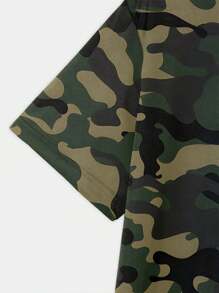 Men's Casual Printed Round Neck T-Shirt, Suitable For Everyday And Weekend Wear