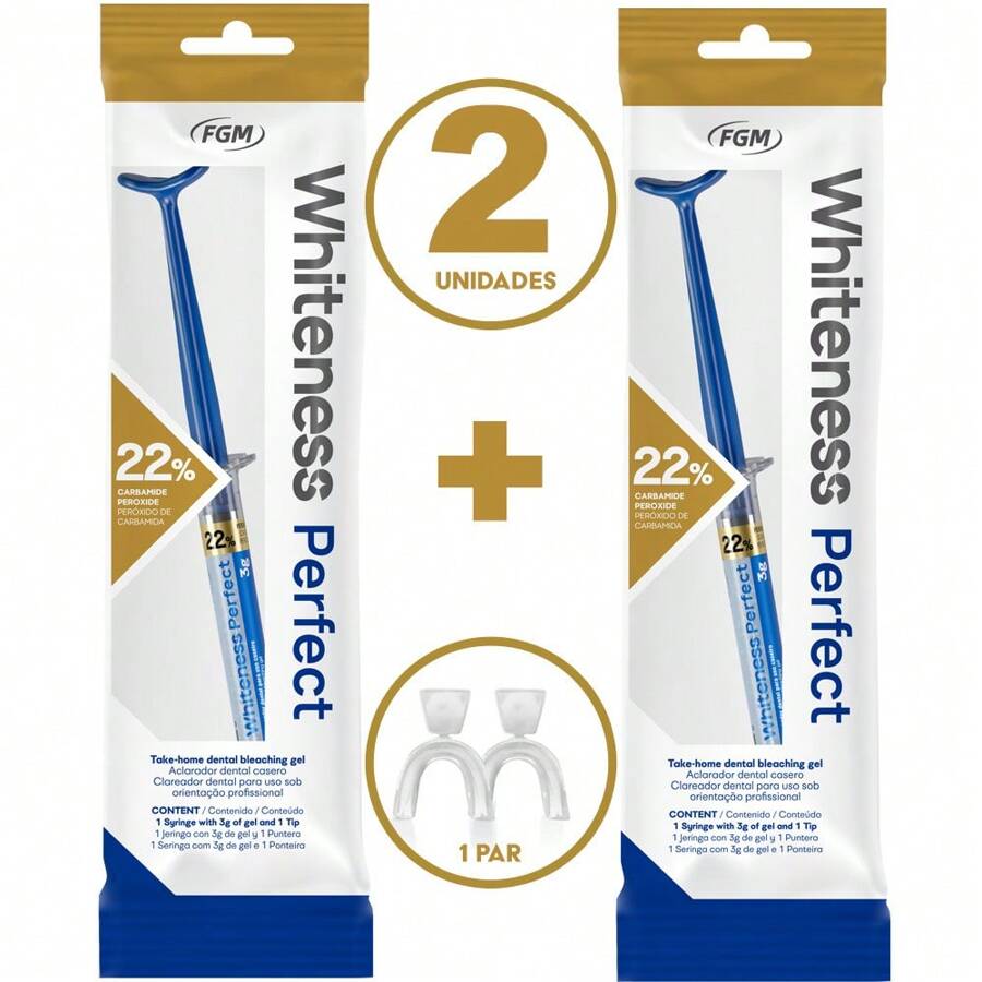 Dental Whitening Kit 16% + Tray - Blue - View 1