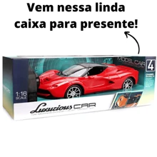 Remote Control Car Super Racing Lights Up Headlight Realistic Toy Children's Gift - 紅色 - 查看 6