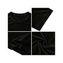 Skeleton Deadlift T-Shirt  Funny Gym Workout Graphic  Halloween Fitness Tee - 黑色 - 查看 5