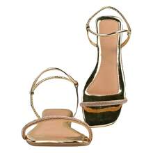 Women Flat Sandals - Vàng - Xem 3