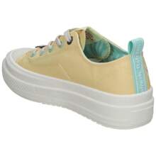 REFRESH | Sneakers basse Refresh per la moda giovane – Sneakers con plateau di medio peso e dettagli floreali – Sneakers con lacci e cerniera – Casual – Vegane – Modello 172562 - Giallo - Visualizzare 5
