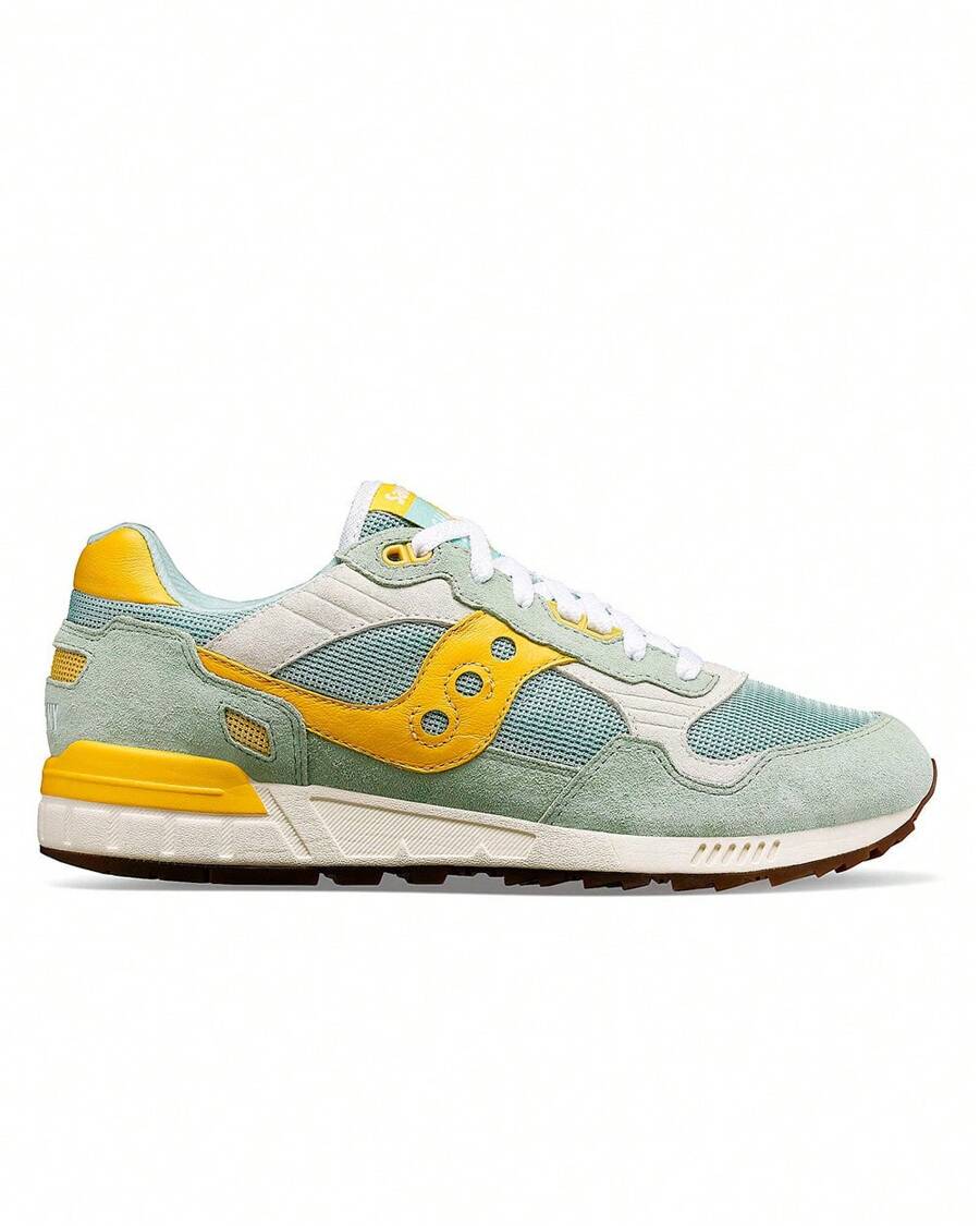 SAUCONY Shadow 5000 - Sneakers - Green and Yellow - View 1