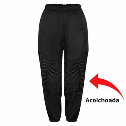 Calça De Goleiro Acolchoada, Joelho, Lateral Reforçada