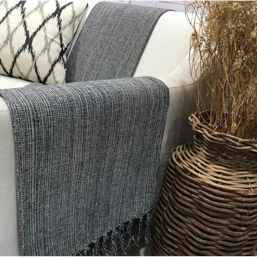 Giant Luxury Sofa Blanket 2.40 X 1.80 Factory Immediate Shipping - Hỗn hợp màu đen - Xem 1