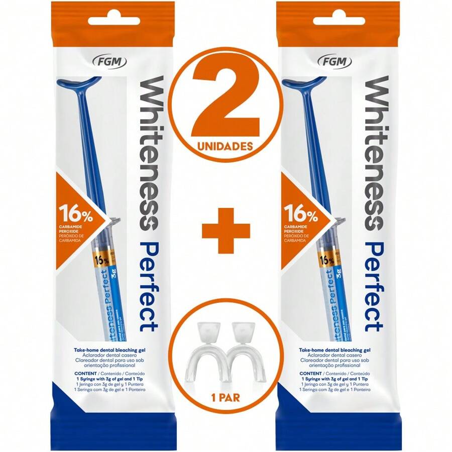 Dental Whitening Kit 16% + Tray - Orange - View 1