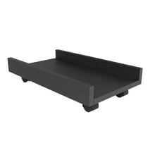 Deliquadros Computer Cpu Cabinet Support MDF Cpu Pc With Wheels Gamer