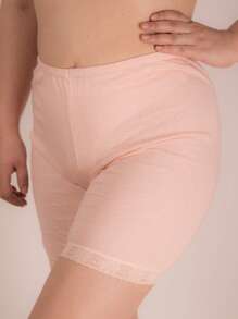 CIMA BONETERIA 6pza Blumer para mujer 100% algodon ropa para dormir fondo para vestidos short comodo no aprieta para adulto mayor suave - Multicolor - Ver 4