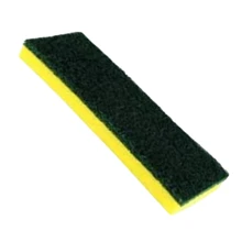 Squeegee Scrubber Tile Abrasive Sponge Refill Large Sponge - Green - View 3