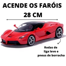 Remote Control Car Super Racing Lights Up Headlight Realistic Toy Children's Gift - 紅色 - 查看 2