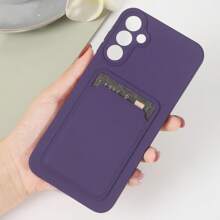 Capas de Celular com Slot de Cartão para Samsung - Roxo - Visão 2