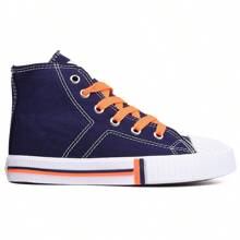 Tenis infantil Nyc Shoes Star Botinha Menina - Azul Marinho - Visão 5