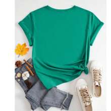 Duo T-Shirt For Couples Of Queen And King February 14 Valentine's Day - 綠色 - 查看 3