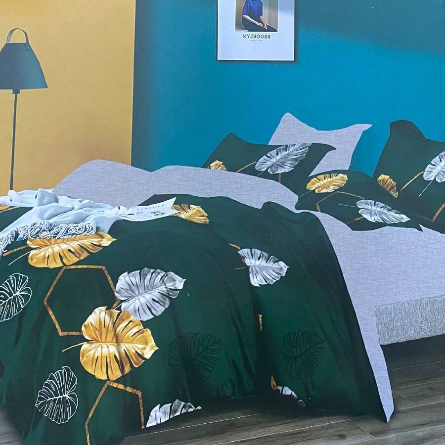 Set di biancheria da letto double face morbida e accogliente con motivi belli e originali Set da 3 pezzi: 2x federa 70x80 cm + 1x copripiumino 160x200 cm | Ampia selezione Bicolore delicata e morbida perfetta per la tua casa o hotel regalo! Design classico e semplice. Stile glamour, boho, arredamento moderno della camera da letto. Lavabile in lavatrice camera da letto! - 184 - Visualizzare 1