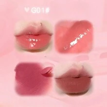 Labiales 2 en 1 en Forma de Audífono - Hidratación y Color en un Solo Producto, Diseño Portátil y Moderno, Ideal para Labios Suaves y Radiantes - Multicolor - Ver 4
