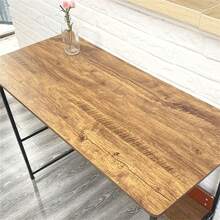 1 卷 - 木纹接触纸自粘可移除 PVC 墙纸，易于粘贴和移除，适用于厨房、卧室、客厅台面、家具装饰和翻新 - 駝色 - 查看 3